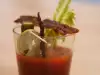 Bloody Mary Cocktail with Crispy Bacon