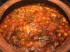 Bean Stew in a Clay Pot