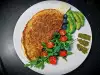 Rich Omelette with Oats and Spinach