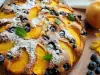 Blueberry and Peach Sponge Cake