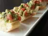 Avocado and Tomato Bruschettas