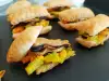 Puff Pastry Bites with Mussels and Vegetables