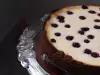 Tarta de queso con moras frescas