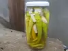 Raw Banana Peppers without Boiling