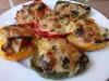 Appetizing Stuffed Peppers with Pieces of Meat