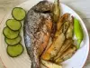 Baked Sea Bream with Garnish