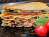 Club Sandwich mit Babyspinat