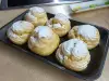 Tasty Eclairs with Steamed Dough and Homemade Egg Cream