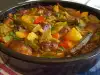 Chicken Livers with Vegetables