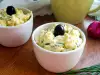 Egg Salad with White Cheese and Mayonnaise