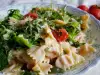 Farfalle mit Gemüse und Sahne