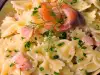 Farfalle with Smoked Salmon and Basil