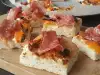 Focaccia with Apricots and Prosciutto