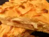 Focaccia con jamón cocido, mozzarella y bechamel