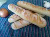 Baguettes caseras con aceite de oliva aromático