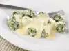 Spinach Dumplings with Gouda