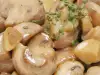 Mushroom Sauce with Processed Cheese