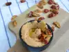 Hummus with Dried Cherry Tomatoes and Savory Herb