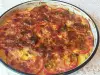 Oven Bake with Mince, Zucchini and Tomatoes