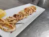 Fried Calamari with Garlic