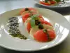 Caprese Salad with Basil Pesto