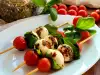 Brochetas Caprese