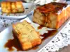 Terrina de manzana y caramelo con bizcochos de soletilla