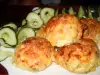 Potato Balls with Zucchini and Cottage Cheese