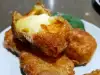 Breaded Yellow Cheese in Puff Pastry