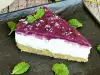 Keto Cheesecake mit Heidelbeercreme