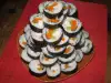 Kimbap with Seaweed and Crab Sticks