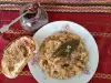 Кисело зеле с патешки маншони и ориз