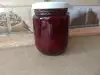 Jam van aardbeien en rabarber