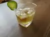 Green Tea and Rum Cocktail