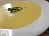 Cremesuppe mit Blumenkohl und Lauch