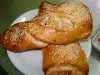 Appetizing Sausage Pastries with Sesame Seeds