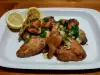 Fried Wings with Garlic and Parsley