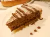 Crostata de chocolate en tres capas