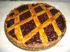 Crostata con mermelada de fresa