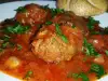 Albóndigas al horno con salsa