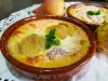 Clafoutis ligero con peras