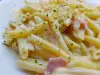 Traditionele pasta carbonara