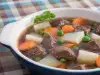 Beef Stew with Potatoes and Peas