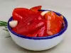 Country-Style Marinated Red Peppers