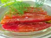 Marinierter Lachs mit Roter Bete