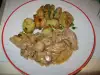 Marinated Pork with Mushroom and Cream Sauce