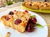 Butter Cake with White Chocolate and Cherries