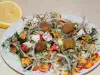 Simple Crab Stick Salad with Mussels