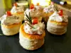 Mini vol au vent cu cremă iberico