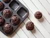 Chocolade muffins met zoete aardappelen